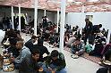 Saints at community meal